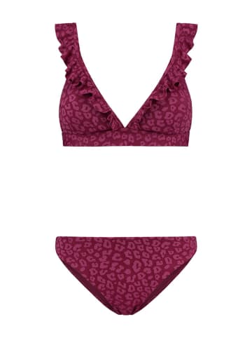 SHIWI Bikini "Bobby" bordeaux/meerkleurig