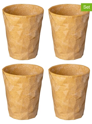 koziol 4er-Set: Becher "Club S 2.0" in Gelb - 250 ml