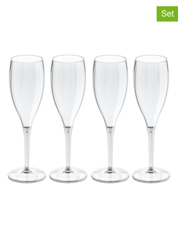 koziol 4er-Set: Gläser "Cheers No. 1" - 100 ml