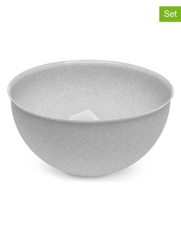 koziol 2er-Set: Schalen "Palsby L" in Grau - 5 l