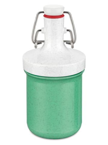 koziol Flasche "Plopp to go mini" in Weiß/ Grün - 200 ml