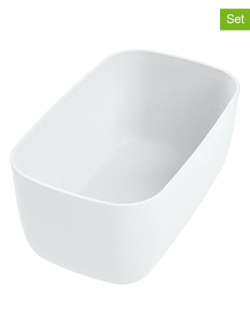 koziol 3er-Set: Unterteilung "Candy S" in Weiß - (L)12,1 x (B)7,2 x (H)5,1 cm