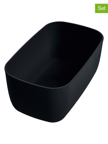 koziol 3er-Set: Unterteilung "Candy S" in Schwarz - (L)12,1 x (B)7,2 x (H)5,1 cm