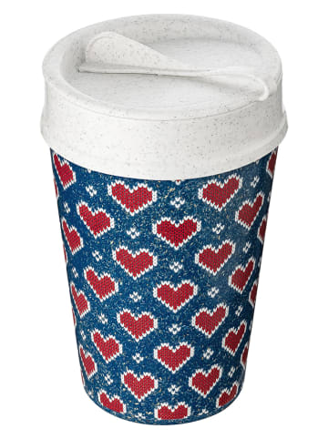koziol Isolierbecher "Iso to go" in Rot/ Dunkelblau - 400 ml
