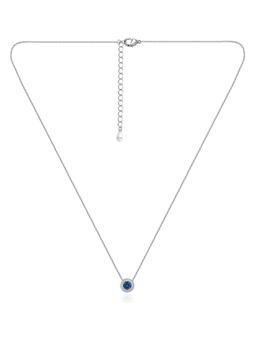 MAISON D'ARGENT Silber-Halskette mit Edelstein - (L)45 cm