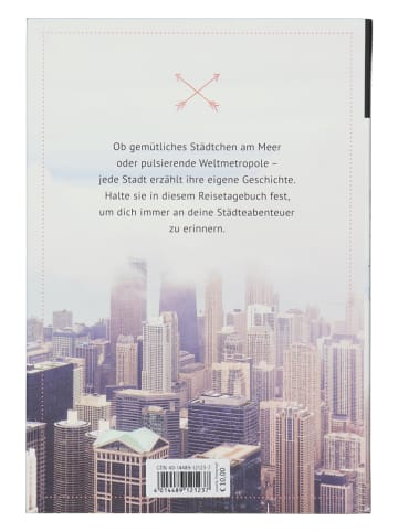 ars edition Notizbuch "Stadtmomente. Mein Reisetagebuch"