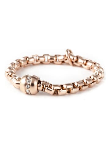 U.S. Polo Assn. Rosévergold. Armband mit Kristallen