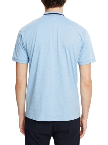 ESPRIT Koszulka polo w kolorze błękitnym
