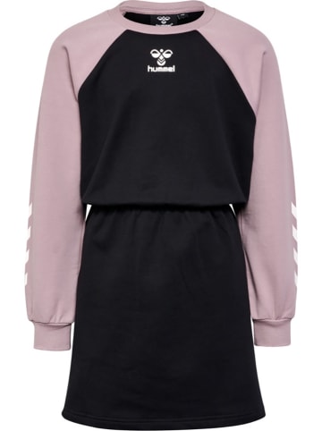 Hummel Sukienka "Haley" w kolorze czarno-jasnoróżowym