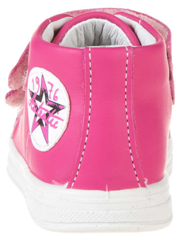 Primigi Skórzane sneakersy w kolorze różowym