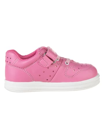 Primigi Skórzane sneakersy w kolorze różowym