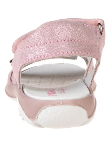 Primigi Skórzane sandały w kolorze jasnoróżowym