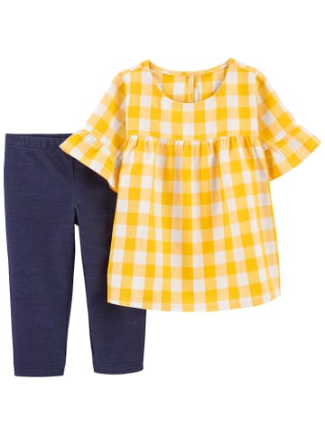 Carter's 2tlg. Outfit in Gelb/ Dunkelblau