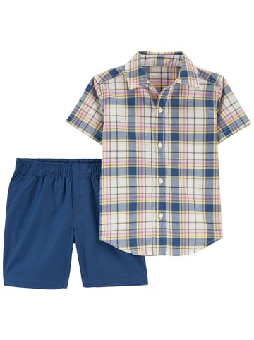 carter's 2tlg. Outfit in Dunkelblau/ Bunt