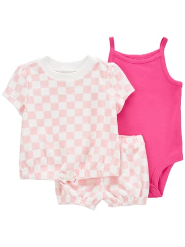 carter's 3-delige outfit roze
