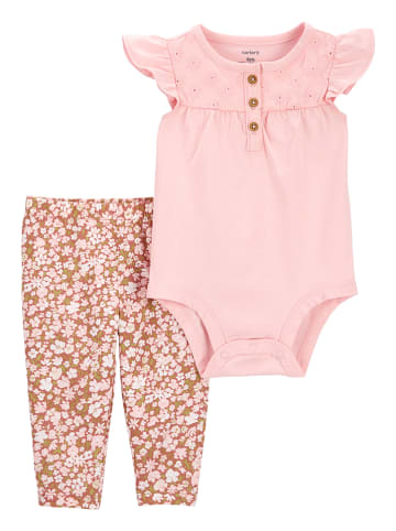 Carter's 2tlg. Outfit in Rosa/ Bunt