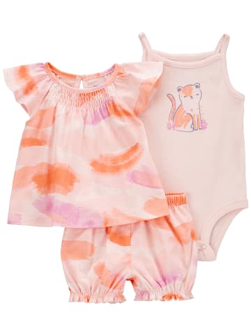 Carter's 2-delige outfit lichtroze/meerkleurig