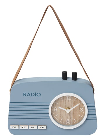 AMARE Wandklok "Alabama" wit - (B)21,5 x (H)15,5 x (D)3,5 cm