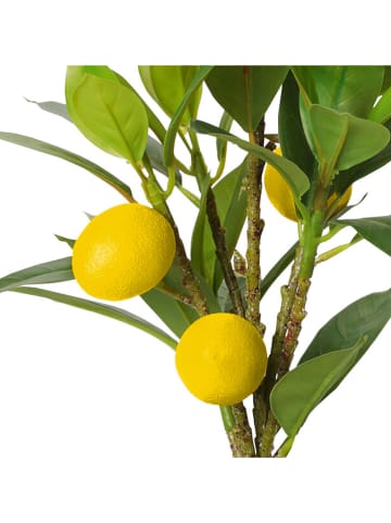 AMARE Kunstpflanze "Zitronenbaum" in Grün/ Gelb - (H)43 cm