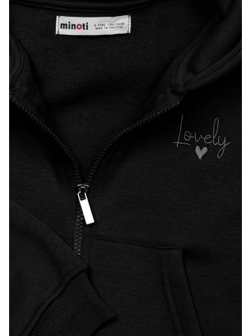 Minoti Sweatjacke in Schwarz