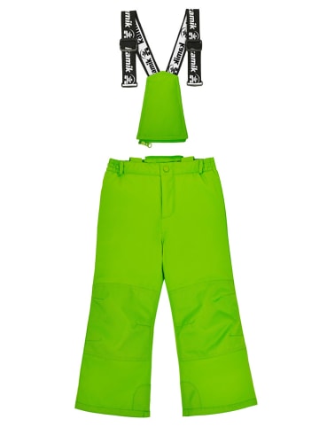 Kamik Spodnie narciarskie "Regan" w kolorze zielonym