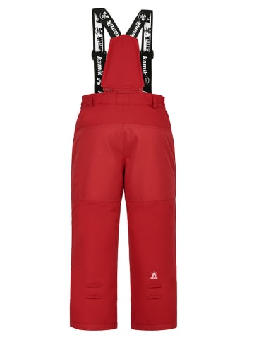Kamik Spodnie narciarskie "Regan" w kolorze czerwonym