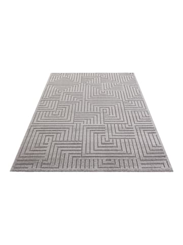 Elle Decoration Kurzflor-Teppich "New York" in Grau
