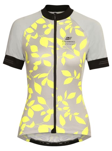 Alpine Pro Fietsshirt "Beressa" wit/geel