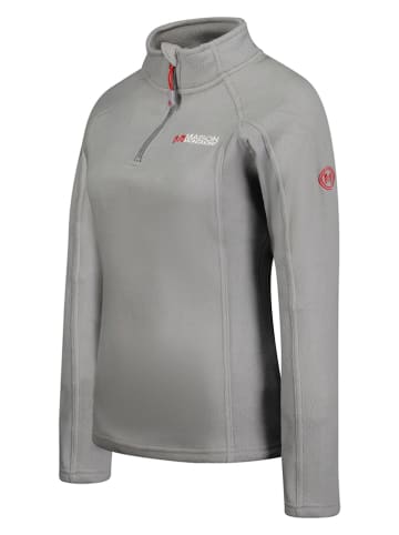 Maison Montaigne Fleece trui "Tumai" grijs