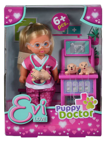 Evi LOVE Puppe "Evi Puppy Doctor" mit Zubehör - ab 3 Jahren