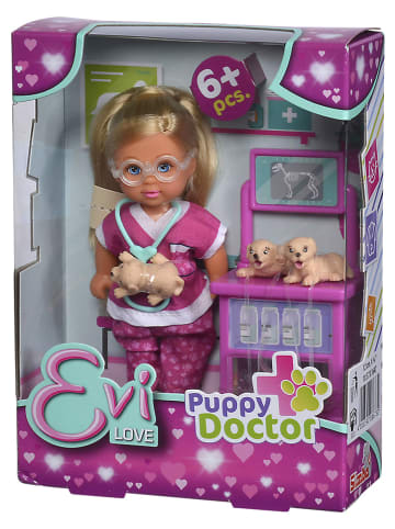 Evi LOVE Puppe "Evi Puppy Doctor" mit Zubehör - ab 3 Jahren