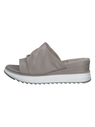 s.Oliver Sleehakslippers grijs