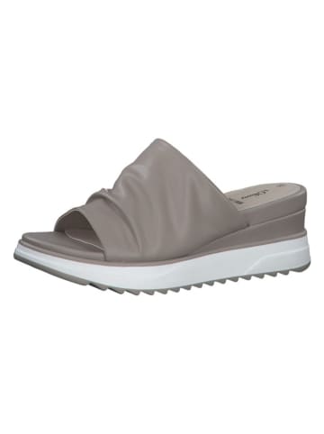s.Oliver Sleehakslippers grijs