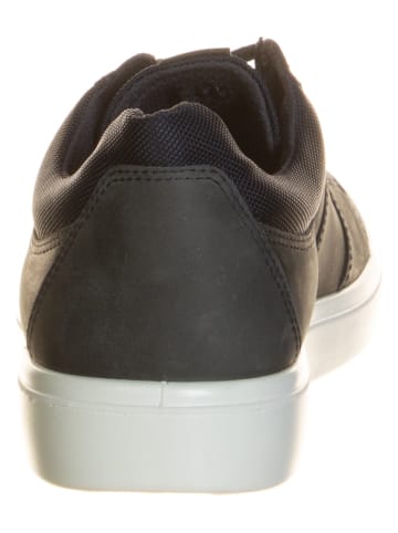 Ecco Leren sneakers donkerblauw