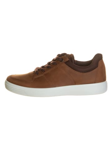 Ecco Leder-Sneakers in Braun