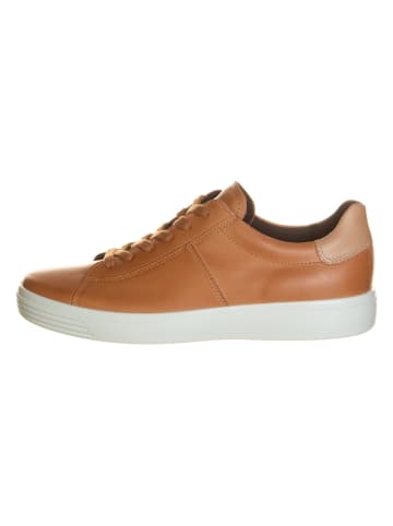 Ecco Leren sneakers lichtbruin