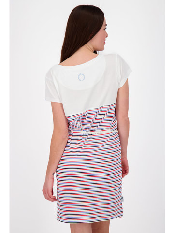 alife and kickin Kleid "Clarice" in Weiß/ Blau/ Rot