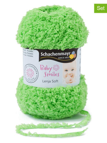 Schachenmayr since 1822 10er-Set: Kunstfasergarne "Baby Smiles Soft" in Grün - 10x 25 g