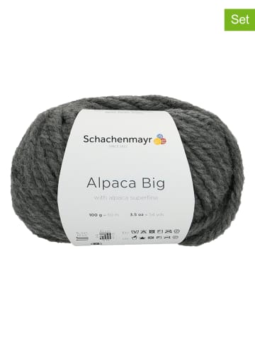 Schachenmayr since 1822 5er-Set: Alpakagarne "Alpaca Big" in Grau - 5x 100 g