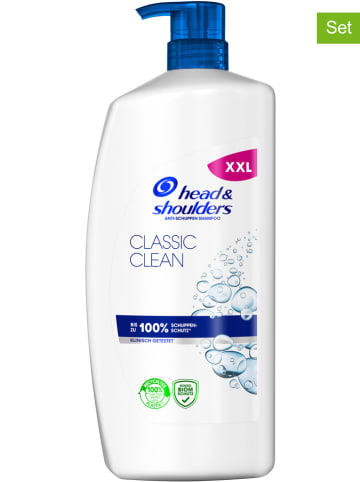 Head & Shoulders 2er-Set: Anti-Schuppen-Shampoo "Classic Clean", je 900 ml