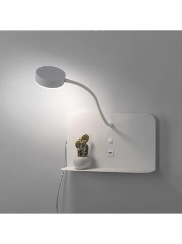 JUST LIGHT. Ledwandlamp "Board" wit - (B)50,5 x (H)50 cm