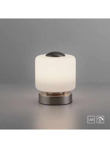 Paul Neuhaus LED-Tischleuchte "Bota" in Silber/ Creme - (B)12 x (H)15 x (T)12 cm