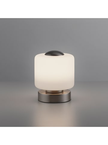 Paul Neuhaus Lampa stołowa LED "Bota" w kolorze srebrno-kremowym - 12 x 15 x 12 cm