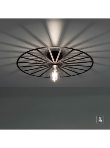 JUST LIGHT. Lampa sufitowa LED "Spike" w kolorze czarnym - Ø 50 cm