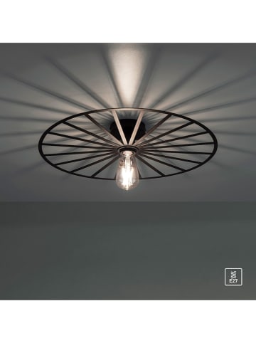 JUST LIGHT. Lampa sufitowa "Spike" w kolorze czarnym - Ø 50 cm