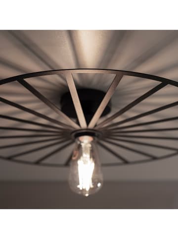 JUST LIGHT. Plafonnière "Spike" zwart - Ø 50 cm