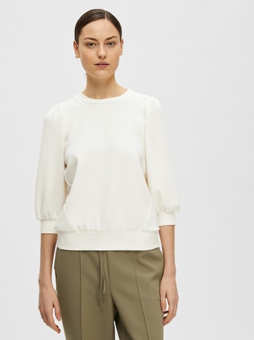 SELECTED FEMME Sweatshirt "Tenny" in Creme