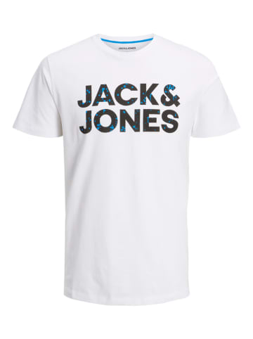 Jack & Jones Koszulka "Neon" w kolorze białym
