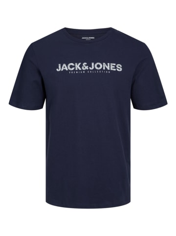 Jack & Jones Koszulka "Booster" w kolorze granatowym