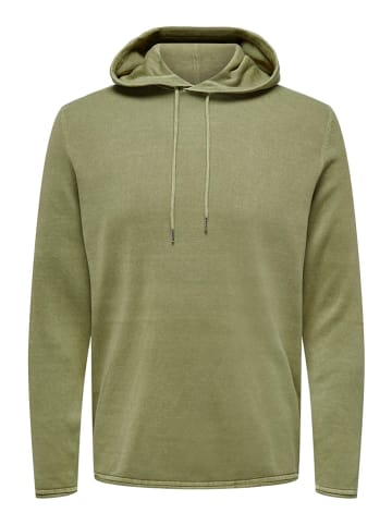 ONLY & SONS Hoodie "Garson" in Oliv